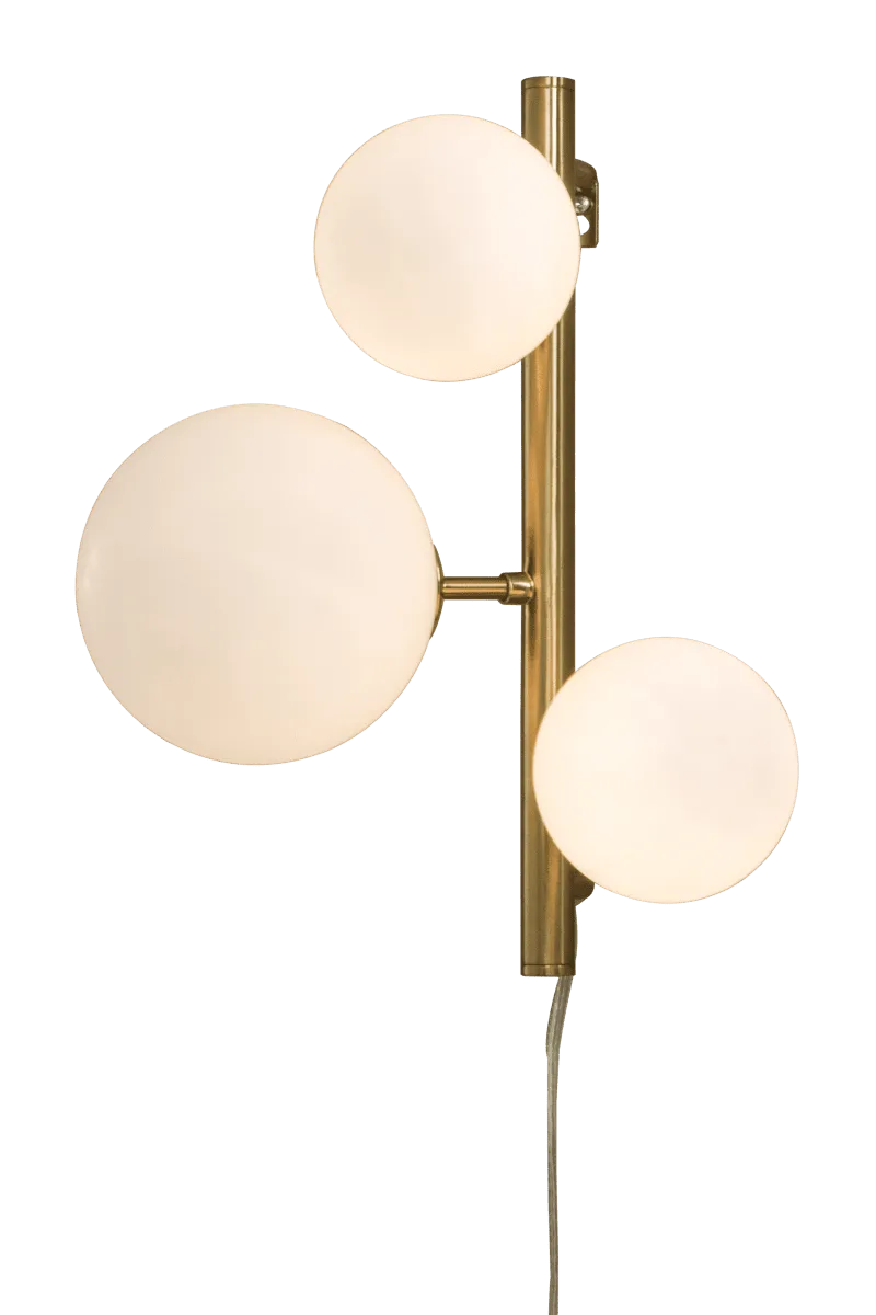 Aneta Lighting - Molekyl 36cm - Vägglampa - Matt mässing