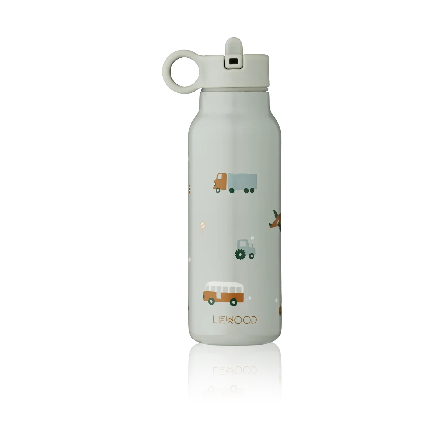 Liewood Falk Wasserflasche 35 cl Vehicles-dove blue mix