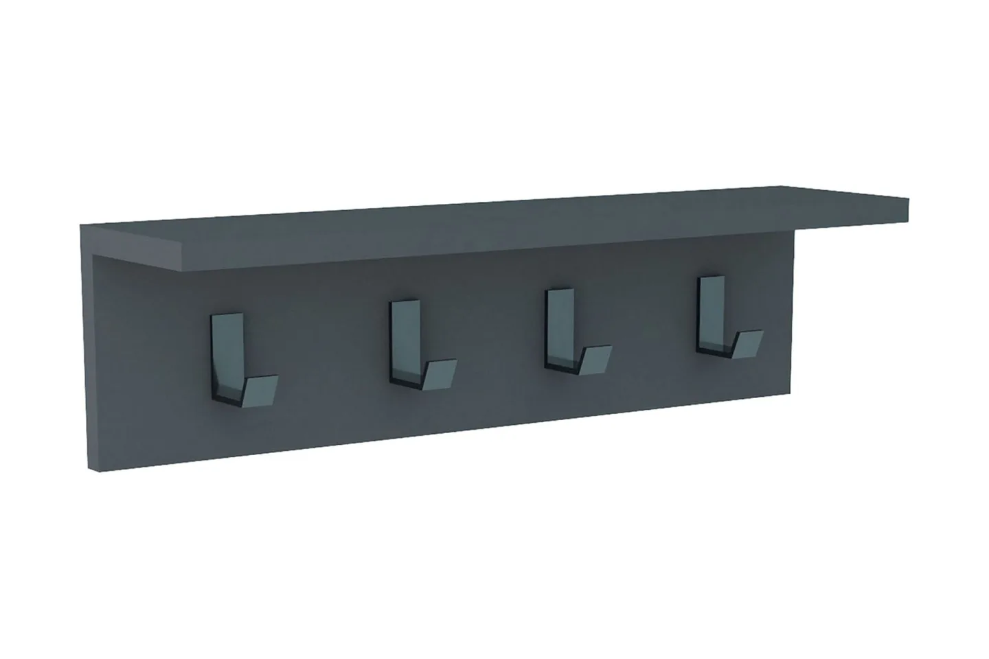 Casden Vägghylla 15 cm - Antracit