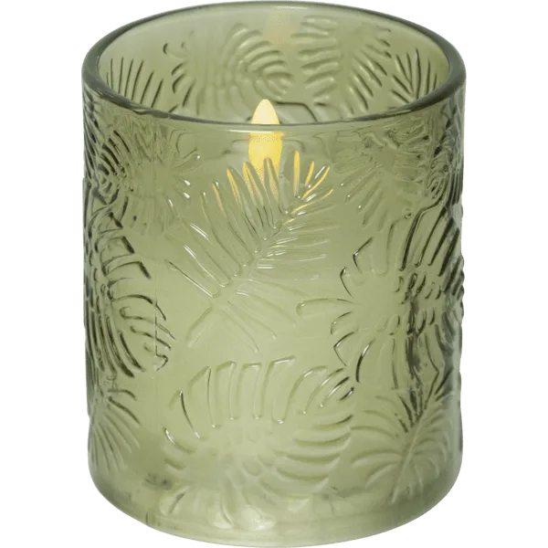 Star Trading - LED Ljus Flamme Leaf - Batteriljus - Grön