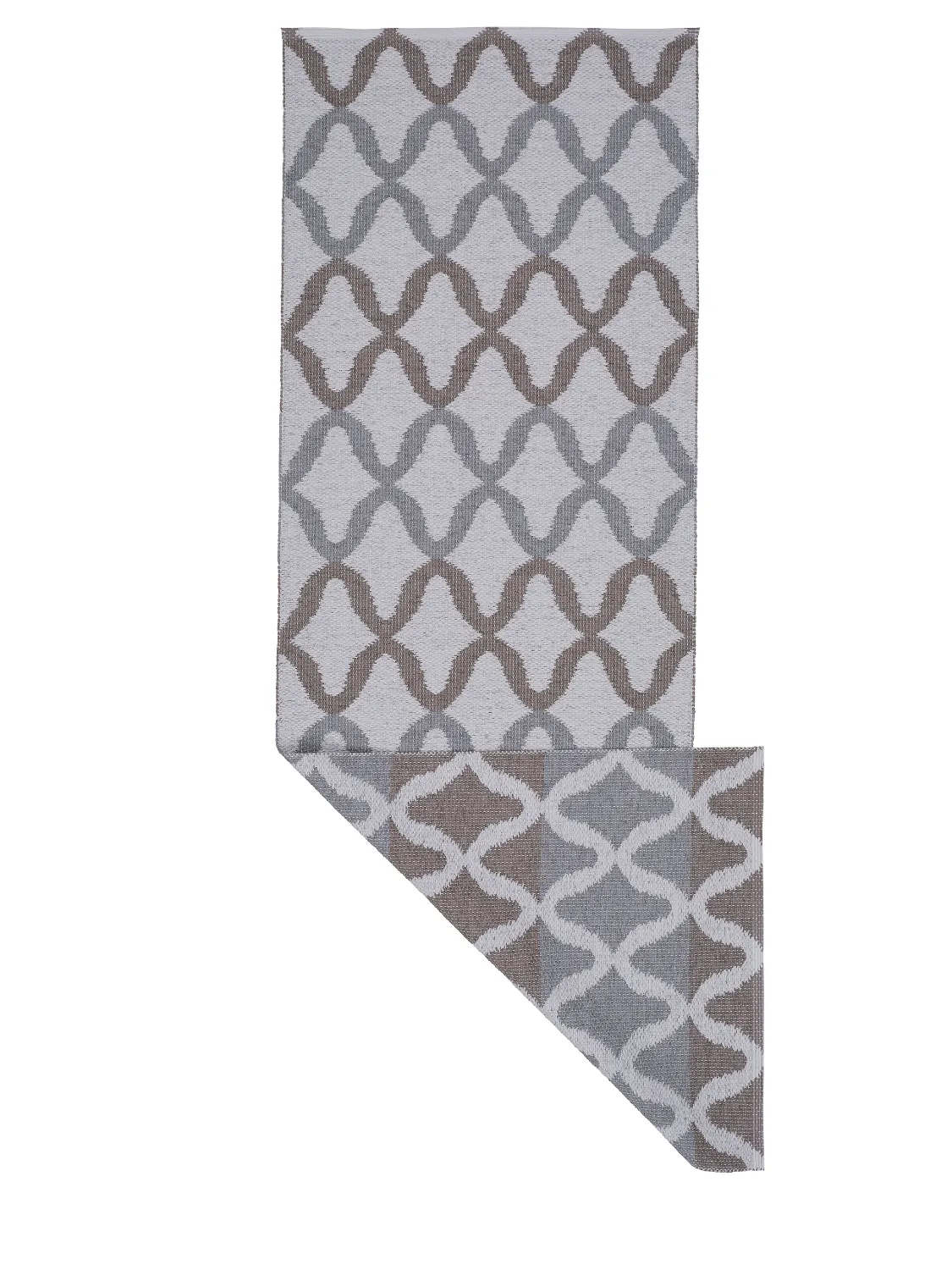 Plastmatter - Horredsmattan Maddox (greige) (Størrelse: 70 x 350 cm)