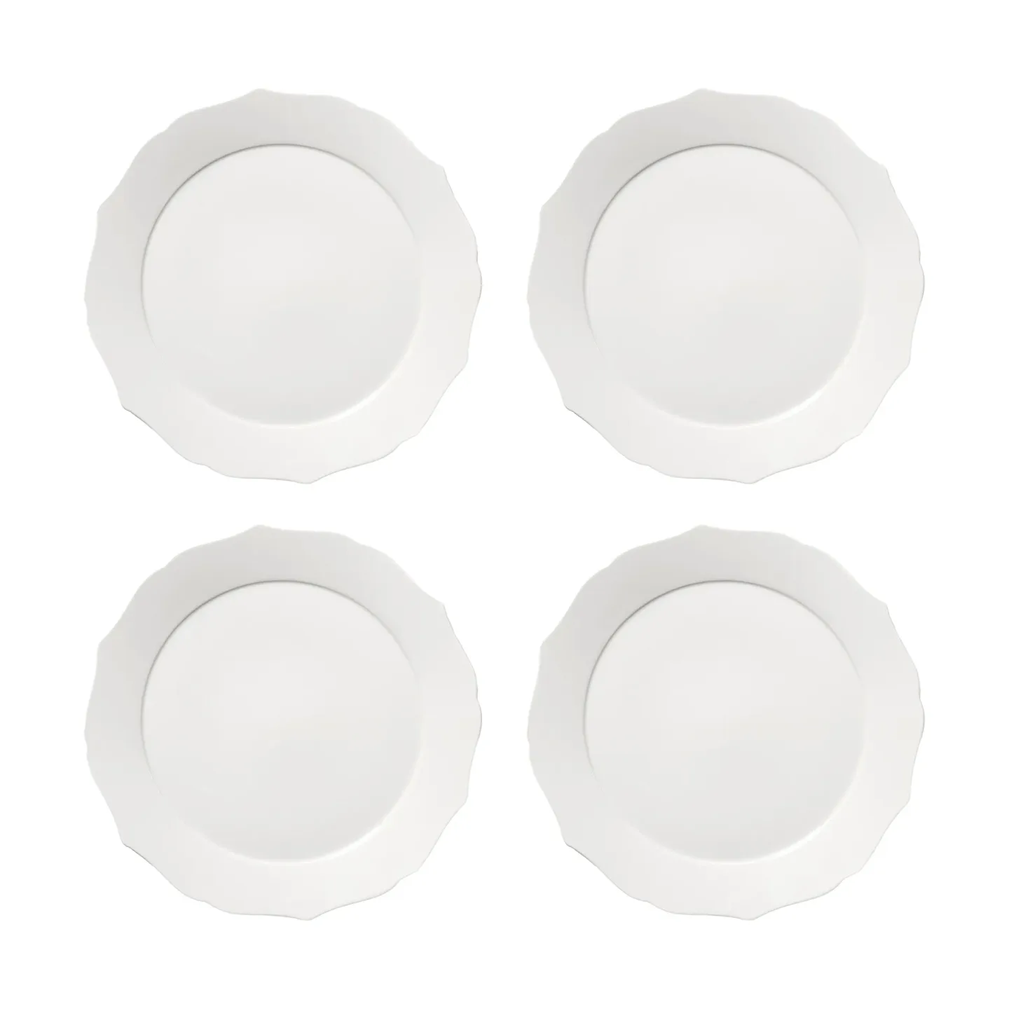 Serax Silhouette Teller L Ø26 cm 4er pack White
