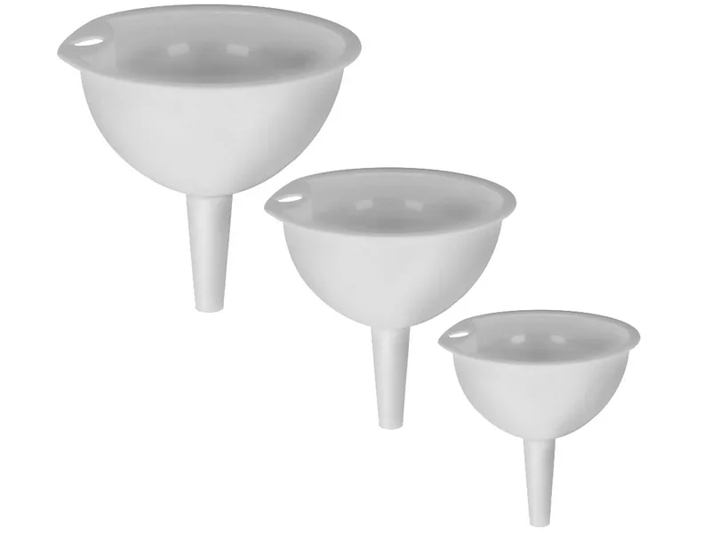 Trichter-Set FUNNEL Plastik weiss