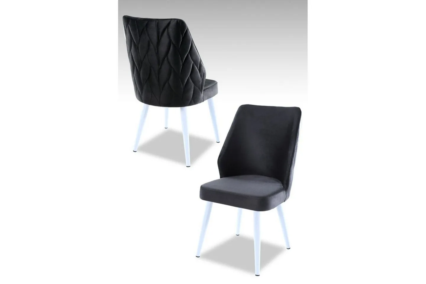 Matstol Stifen Antracit / Vit - Antracit / Vit