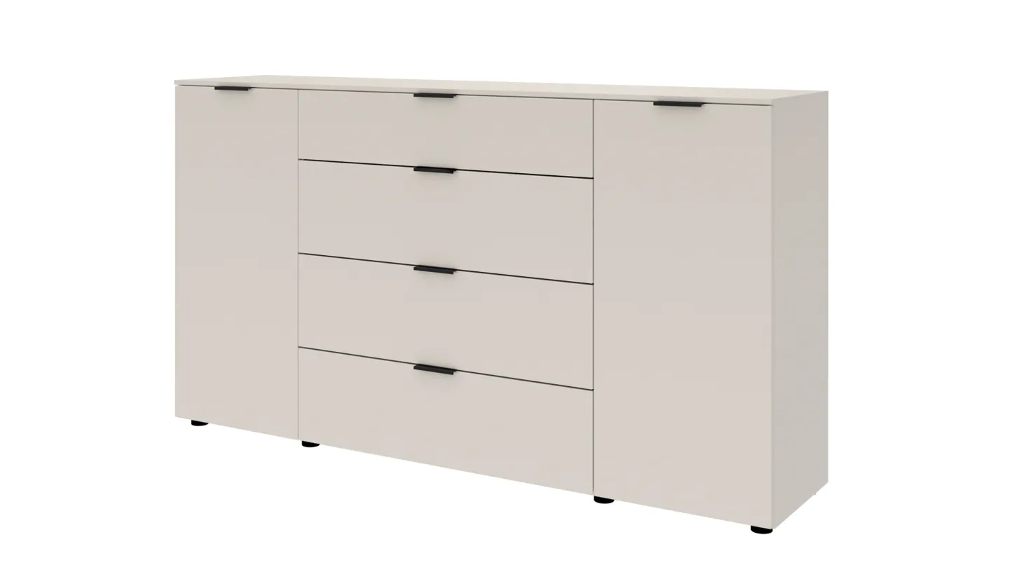 Sideboard mit 4 Schubladen Beige-Kaschmir 180 cm - LINZ