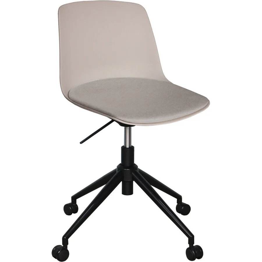Bürostuhl Livio greige Polypropylen H 82.5 cm