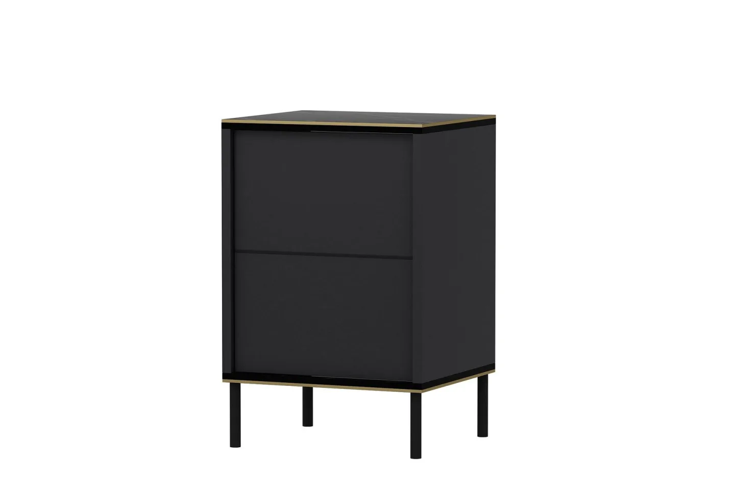 Imaj Sängbord 40x35 cm Antracit - Hanah Home