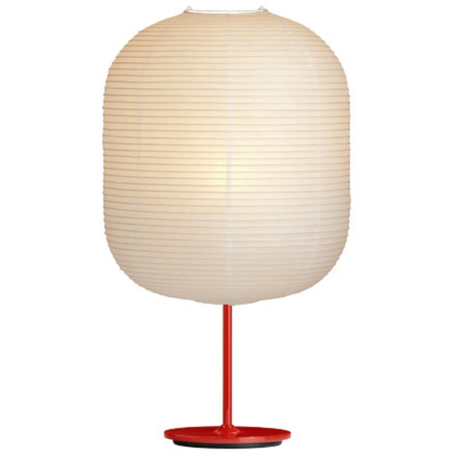 Designer-Tischleuchtenfuss HAY Common E27 rot H 39 cm - Farbe: Rot, Beige - Material: Stahl - Lichtfarbe: Extra warmweiss