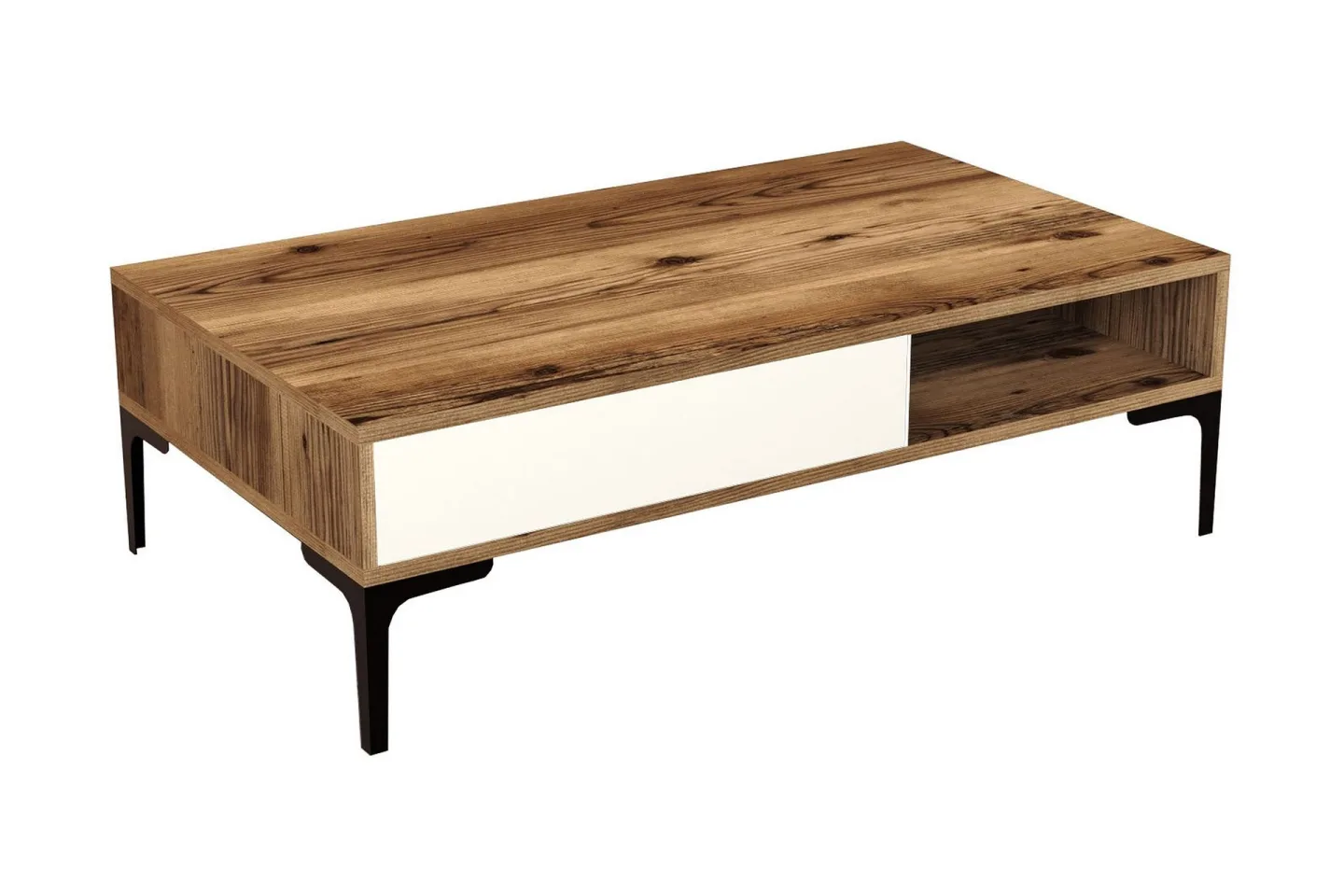 Poko Soffbord 105x32,6x105 cm - Brun