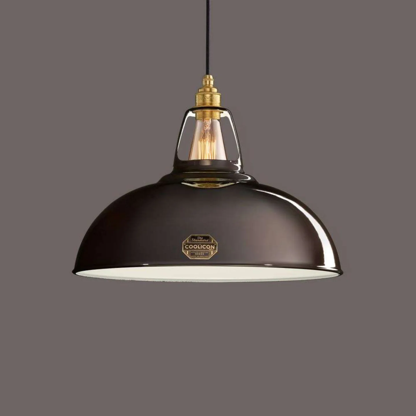 Stor pendellampa i design från 1933, tenn - Coolicon - Vardagsrum - Metall