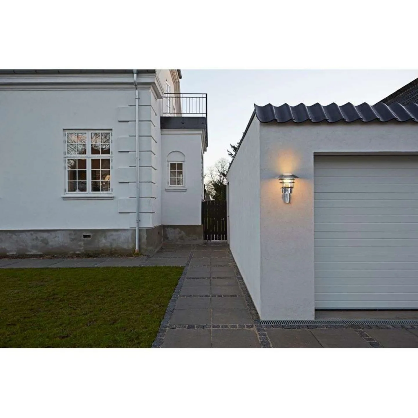 Lønstrup 22 Gartenleuchte w/Sensor Galvanised - Nordlux - Terrasse - Metall