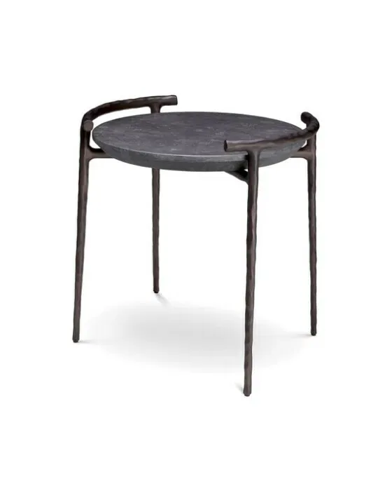 Arca Side Table Grey Marble