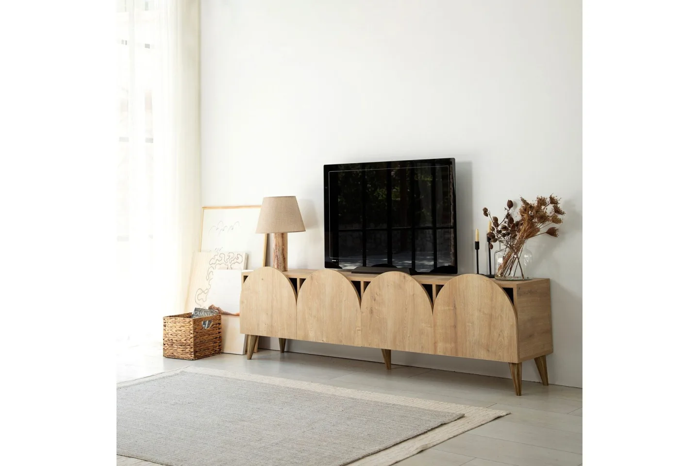 Mesta Tv-bänk 180 cm - Ek