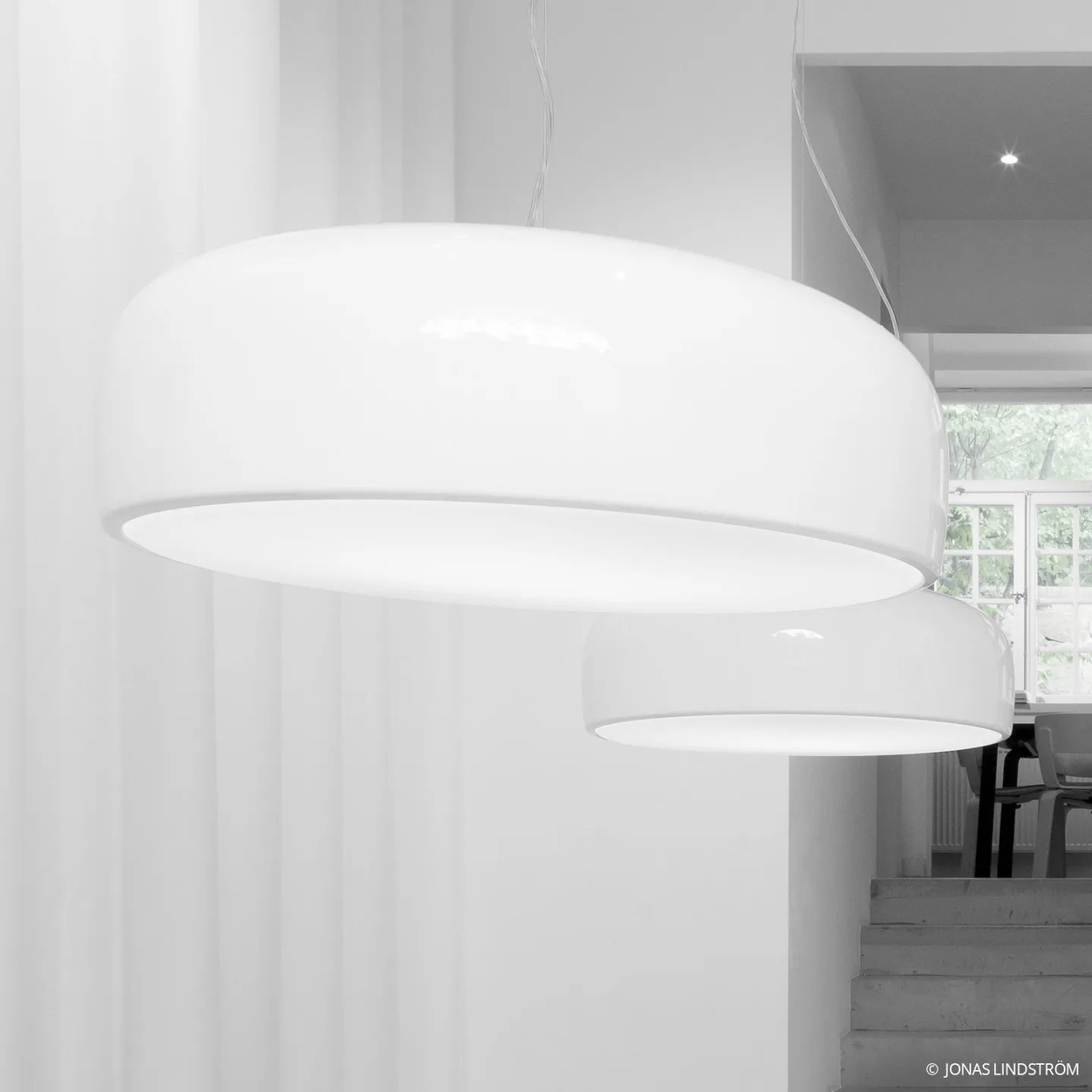 Smithfield S Pendelleuchte White - Flos - Wohnzimmer - Design - Metall - Einflammig