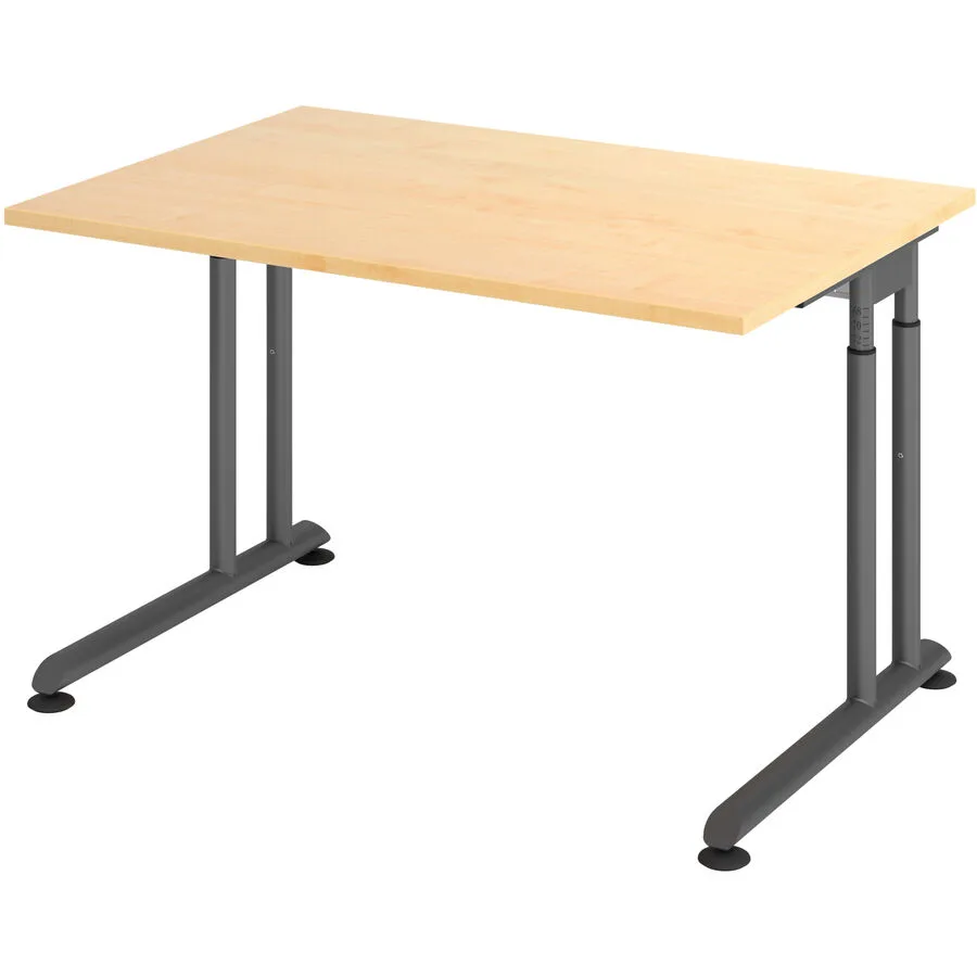 Schreibtisch Office Ahorn Holzwerkstoff B 120 T 80 cm