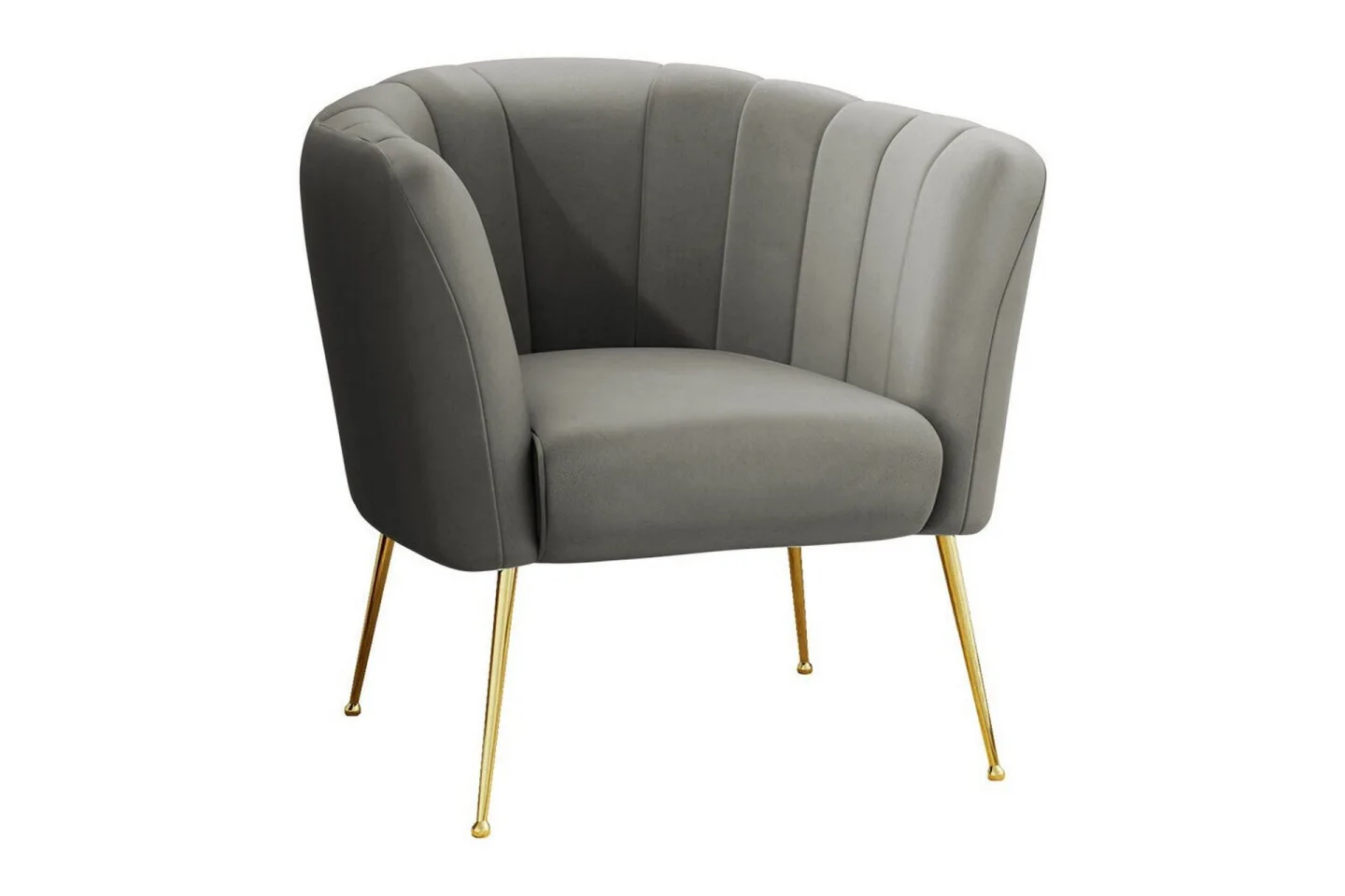 Rushmore Fåtölj Grey/Gold -