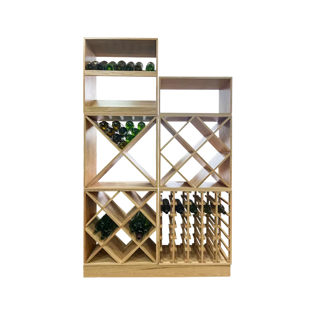 Weinregal aus Holz - mQuvée Kombinationspaket, strapazierfähige Holzart