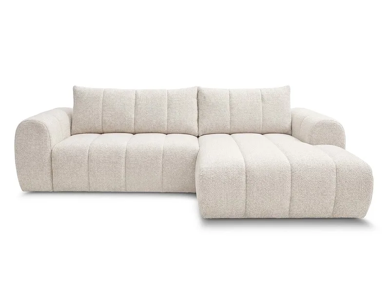 Ecksofa BOBOCHIC NESTY Stoff chiniert beige