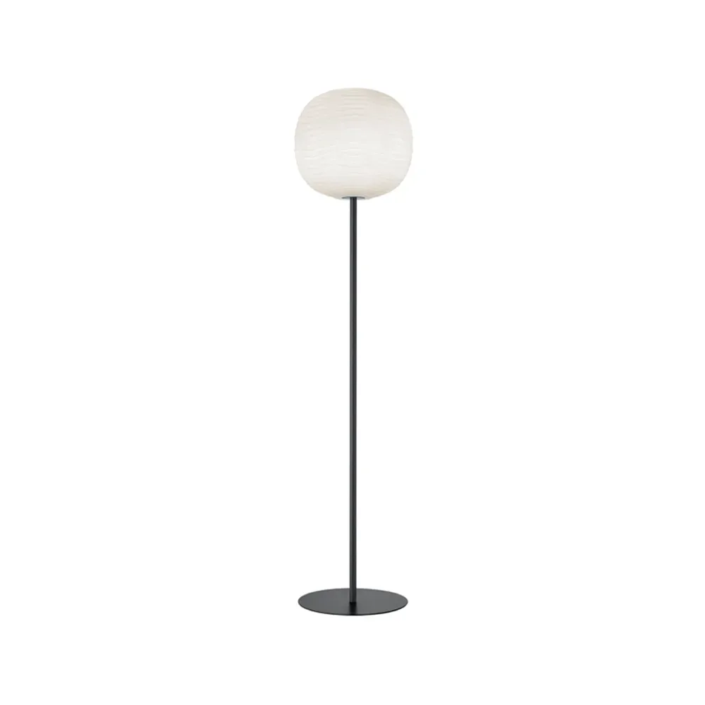 Foscarini Rituals XL golvlampa grafite/bianco, grafitgrå stativ