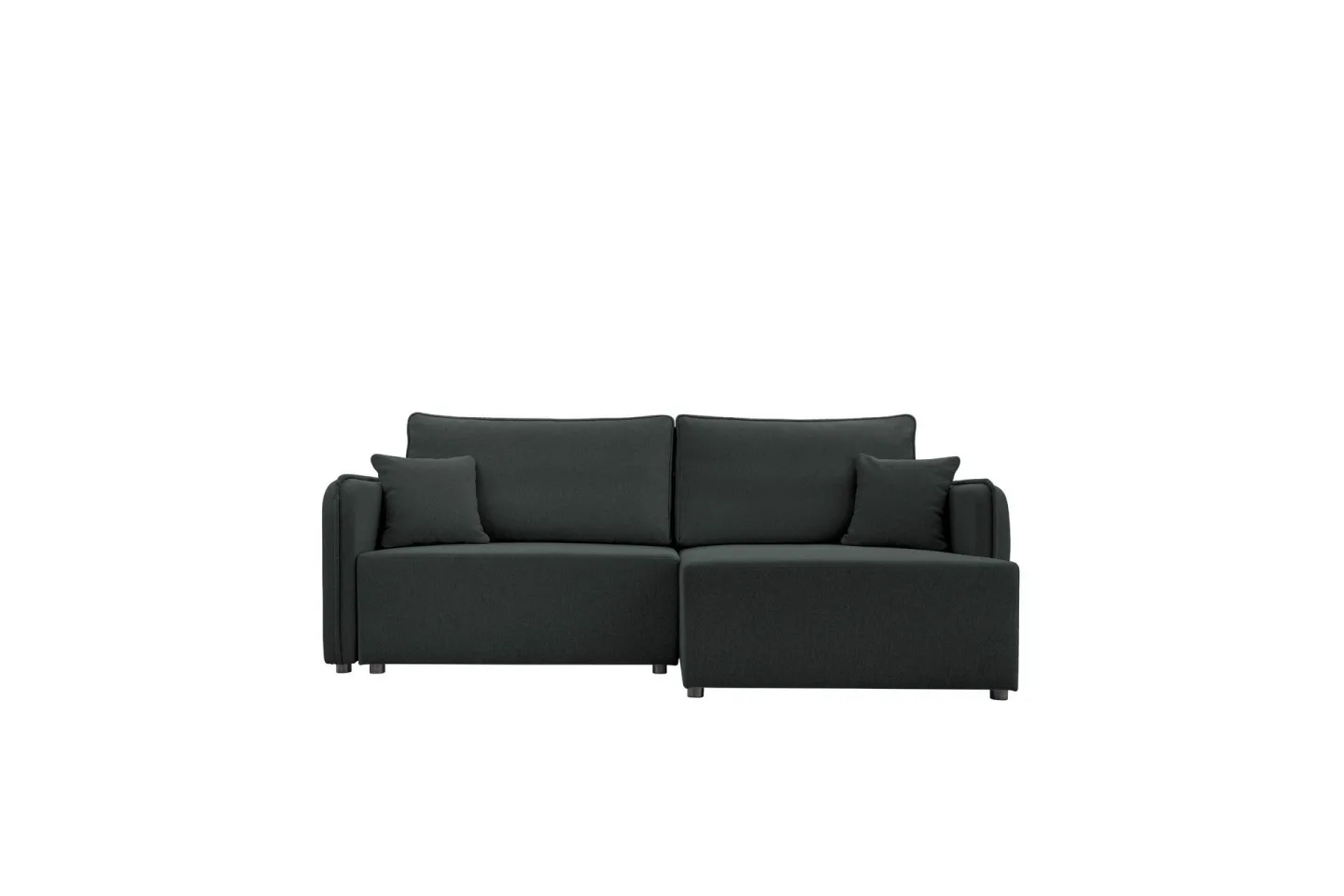 Chandru Bäddsoffa med Divan 3-sits - Svart