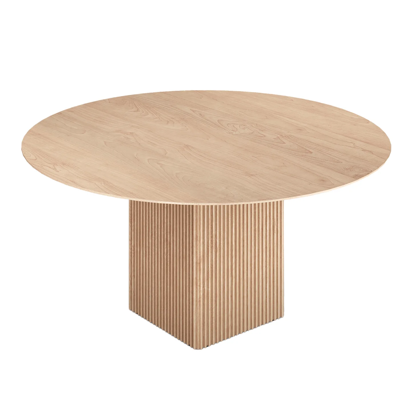 Dk3 - Ten table round matbord Ø120cm tvålad ek - Matbord - Christian Troels & Jacob Plejdrup - Träfärgad - Trä