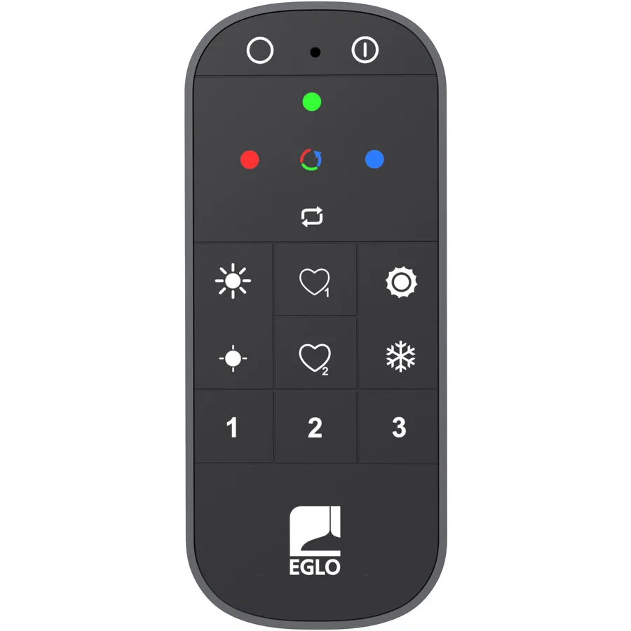 Eglo Connect Eglo Zigbee-Rgb/Cct-Fernbedienung Grau - Farbe: schwarz