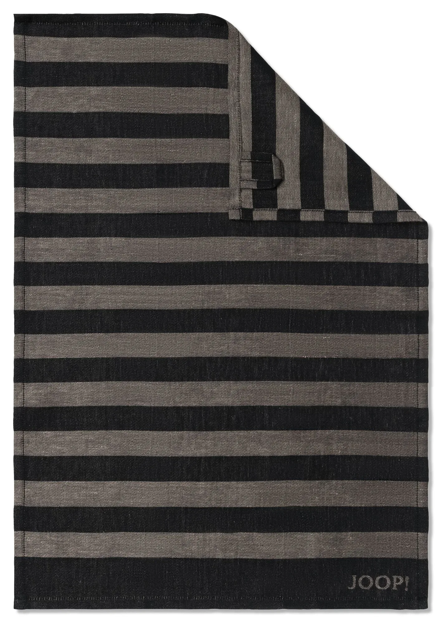 Cawö Geschirrtücher Stripes, 50 x 70 cm Schwarz | Schubiger Möbel