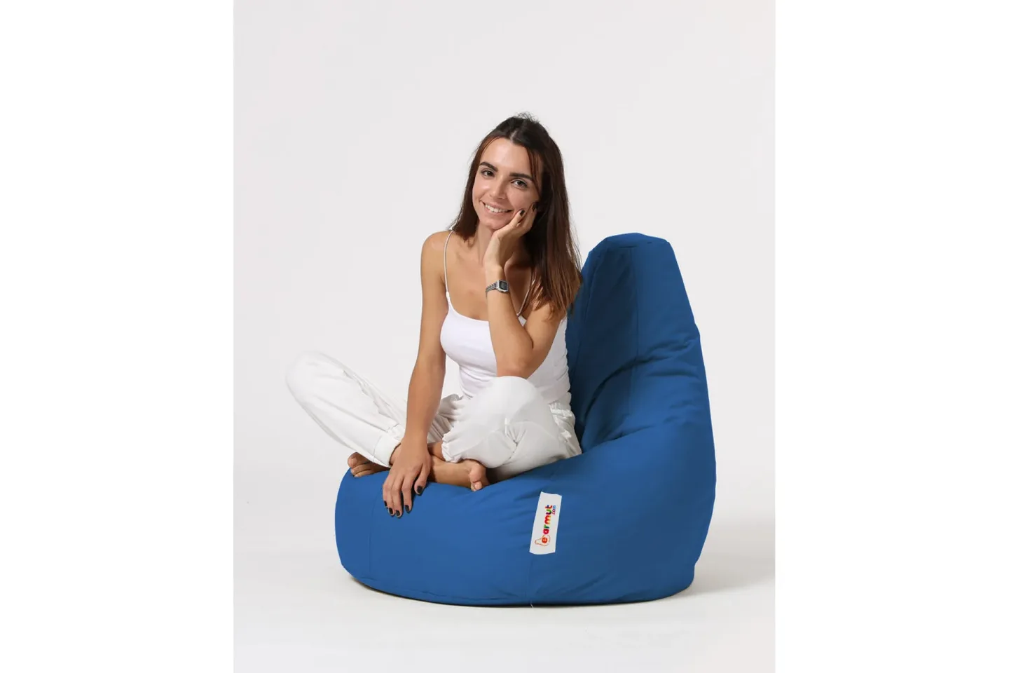 Sittsäck Utomhus Vinna 80 cm - Blå