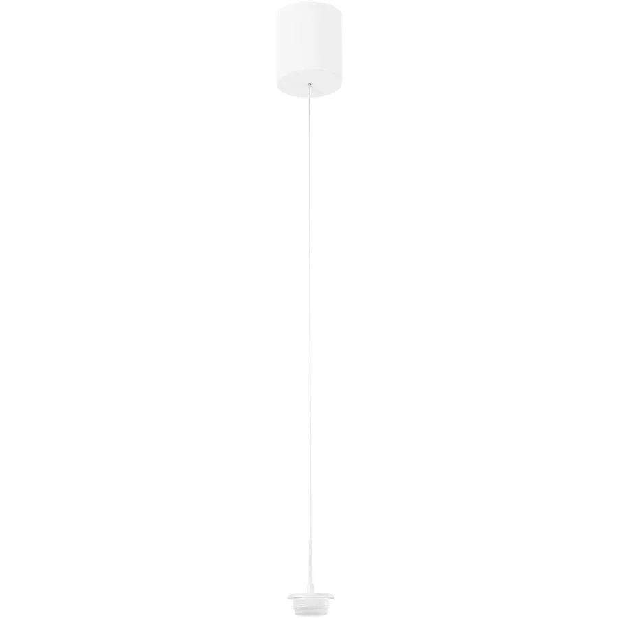 Pendellampe Cara Weiss Metall 9 cm - LED - Lichtfarbe: Extra warmweiss - Helles Neutralweiss - LED Energiesparlampen
