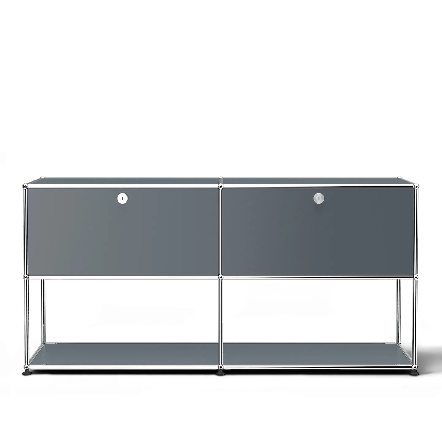 USM - USM Haller 40 Sideboard Mid-Grey - Skänkar och sideboards - Fritz Haller & Paul Schärer - Grå - Metall