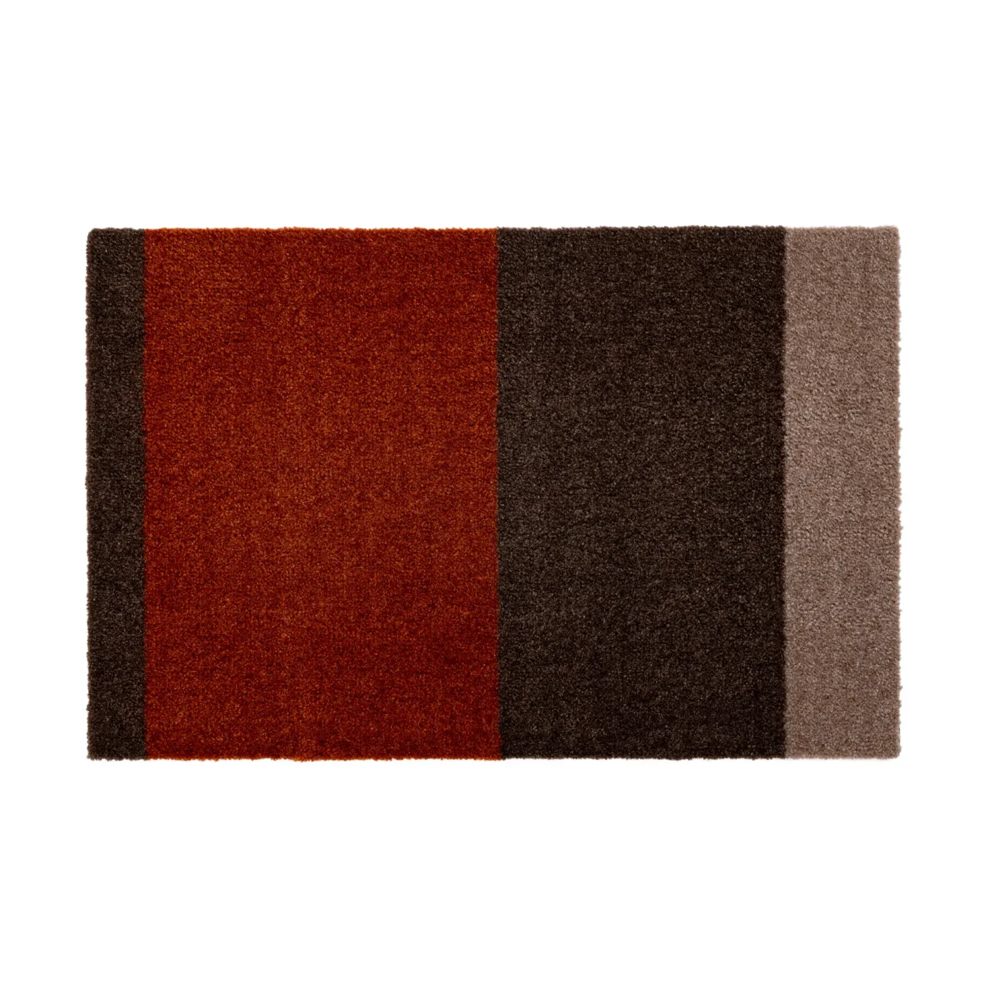 tica copenhagen Stripes dörrmatta horisontell Brown-terrakotta, 40x60 cm