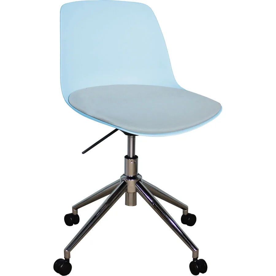 Bürostuhl Livio blau Polypropylen H 82.5 cm