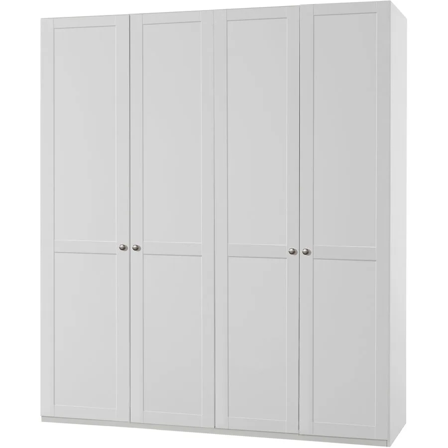 Kleiderschrank Heike weiss Holz B 180 cm