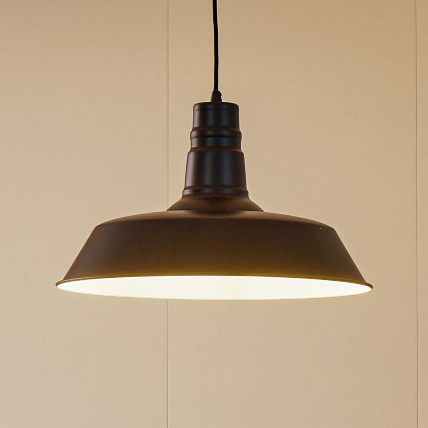 Laylan Pendelleuchte Ø46 Nickel/Hvid - Lindby - Esszimmer - Modern - Metall - Einflammig