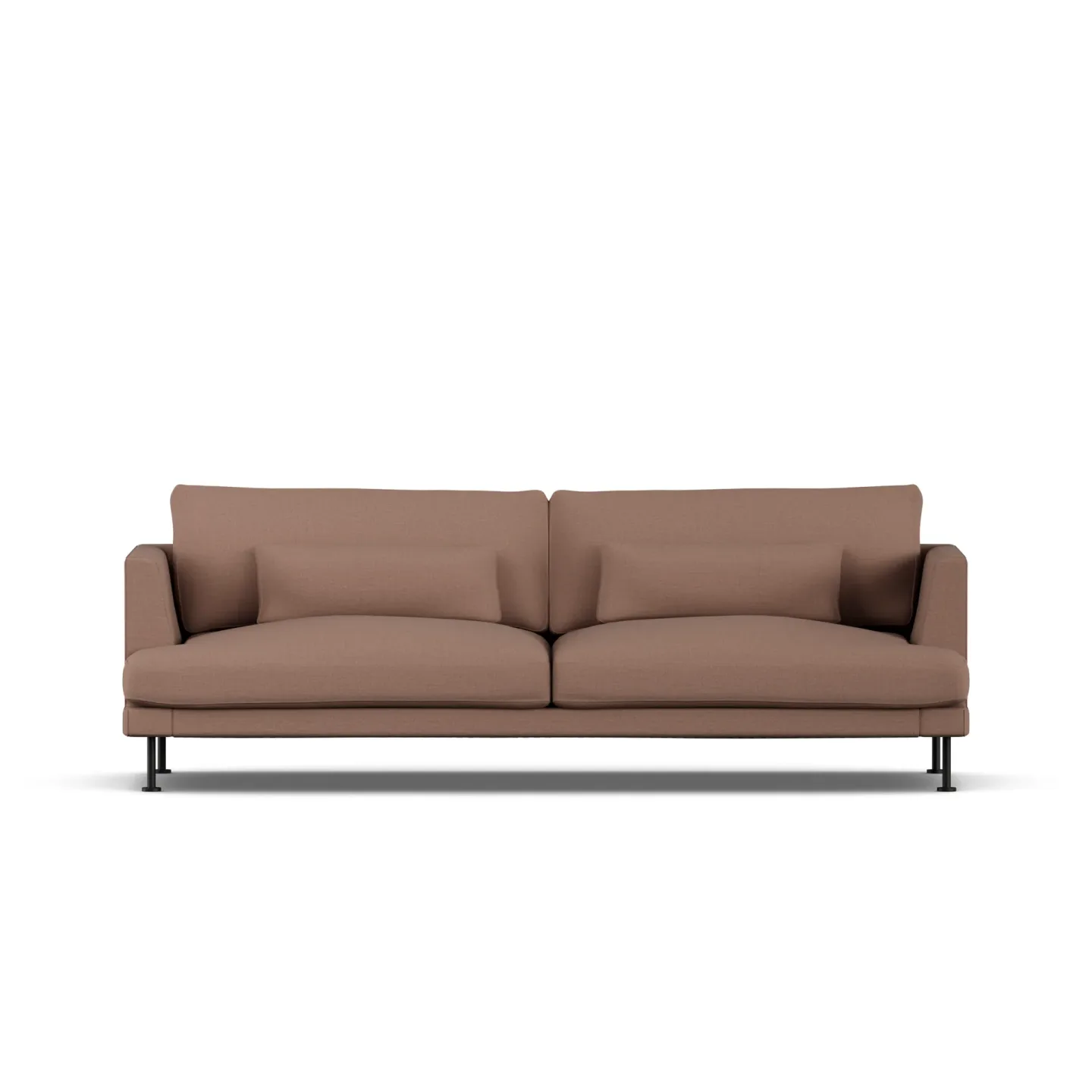 1898 Bredhult Sofa Same Rust 6675-Schwarzer Stahl, 3-sitzig
