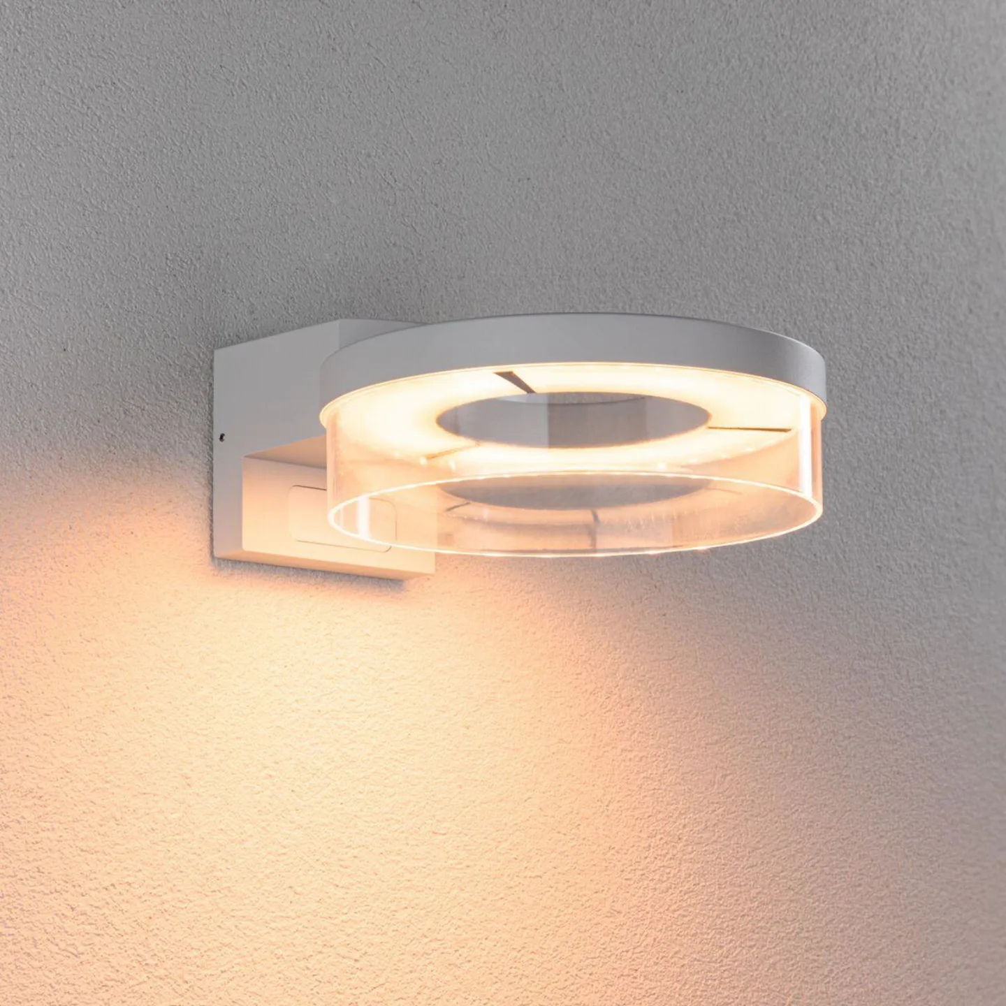 Capera Außenwandleuchte Zigbee m/Sensor SWR Weiß - Paulmann - Modern - Aluminium - Einflammig