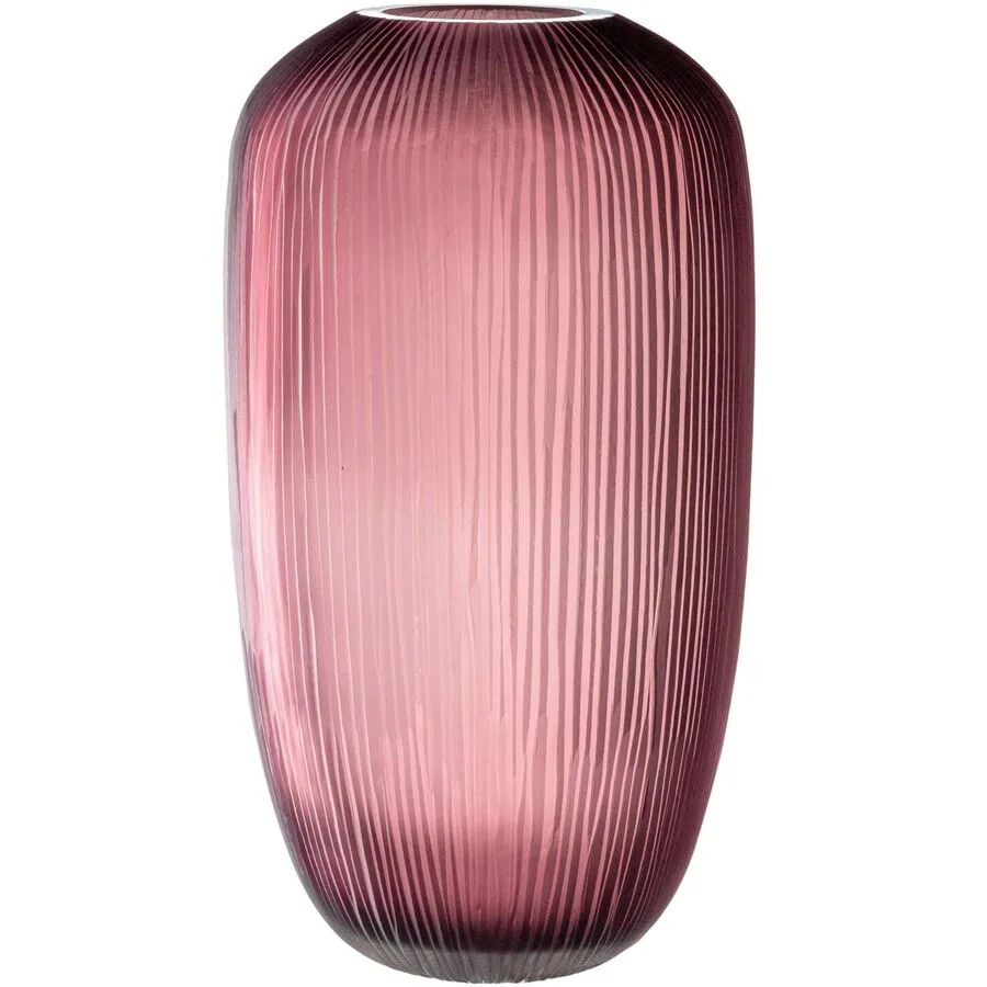 Vase Leonardo berry Glas D 27 H 52 cm