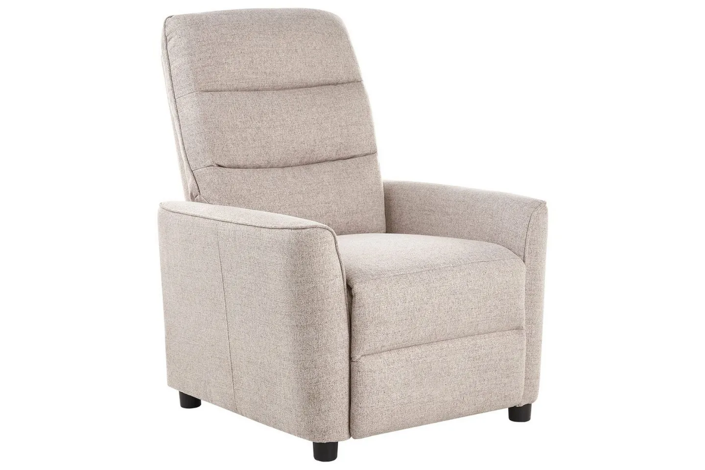 Reclinerfåtölj Sande Beige/svart - Beige/svart