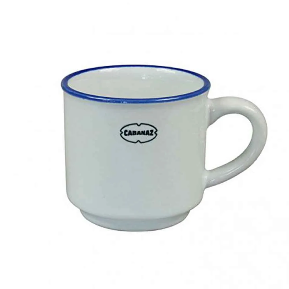 Espressomugg i retrostil Cabanaz - Vit