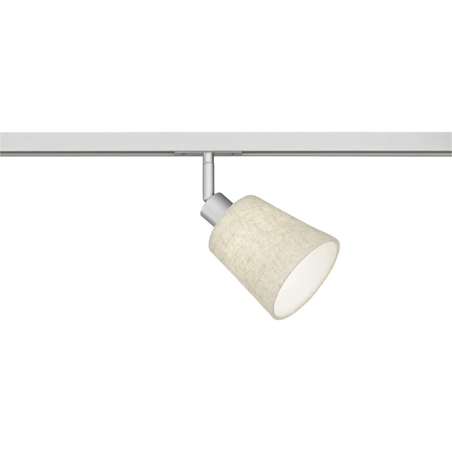 System HV-Track6 Silber/Beige Metall/Stoff 11 cm 11 cm - Farbe: Silber/Sandfarbig - Material: Metall/ Stoff