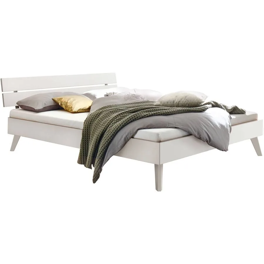 Hasena Bett Antonello Weiss MDF 100 x 200 cm