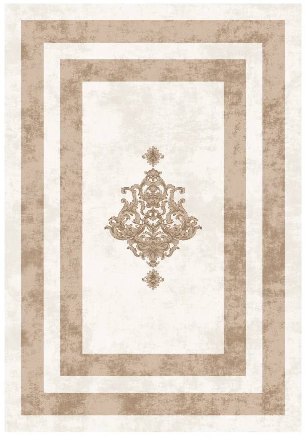 Wilton-teppe - Soros (beige/hvit) (Størrelse: 200 x 280 cm)