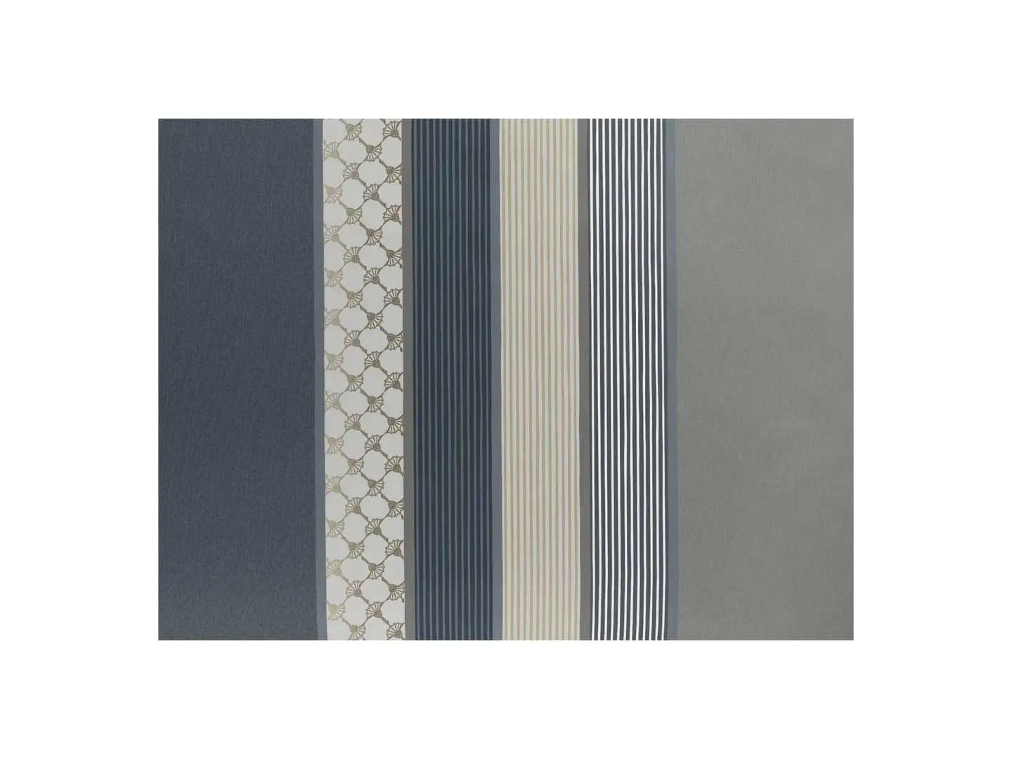 Elegante Bettwäsche Cornflower Stripes Deep Coal Braun | Schubiger Möbel