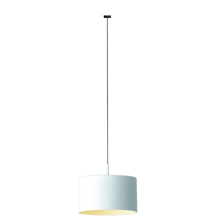 Designer-Pendellampe Bankamp Strada Pro Grand Metal weiss dimmbar D 20 cm - LED - Lichtfarbe: Extra warmweiss - Material: Aluminium/Acryl -