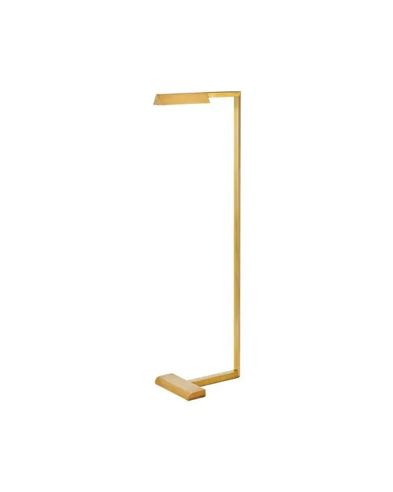 Dessau 38" Floor Lamp Natural Brass