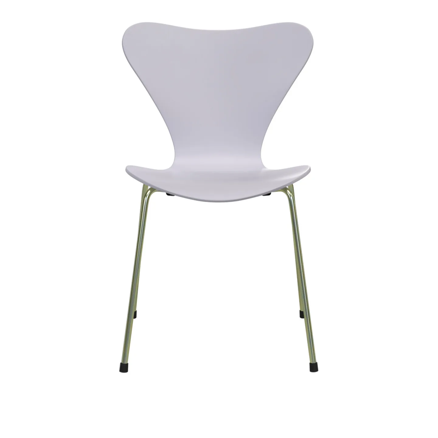 Fritz Hansen - Sjuan 3107 stol stålstativ rainbow 7:14 AM violet - Matstolar - Arne Jacobsen