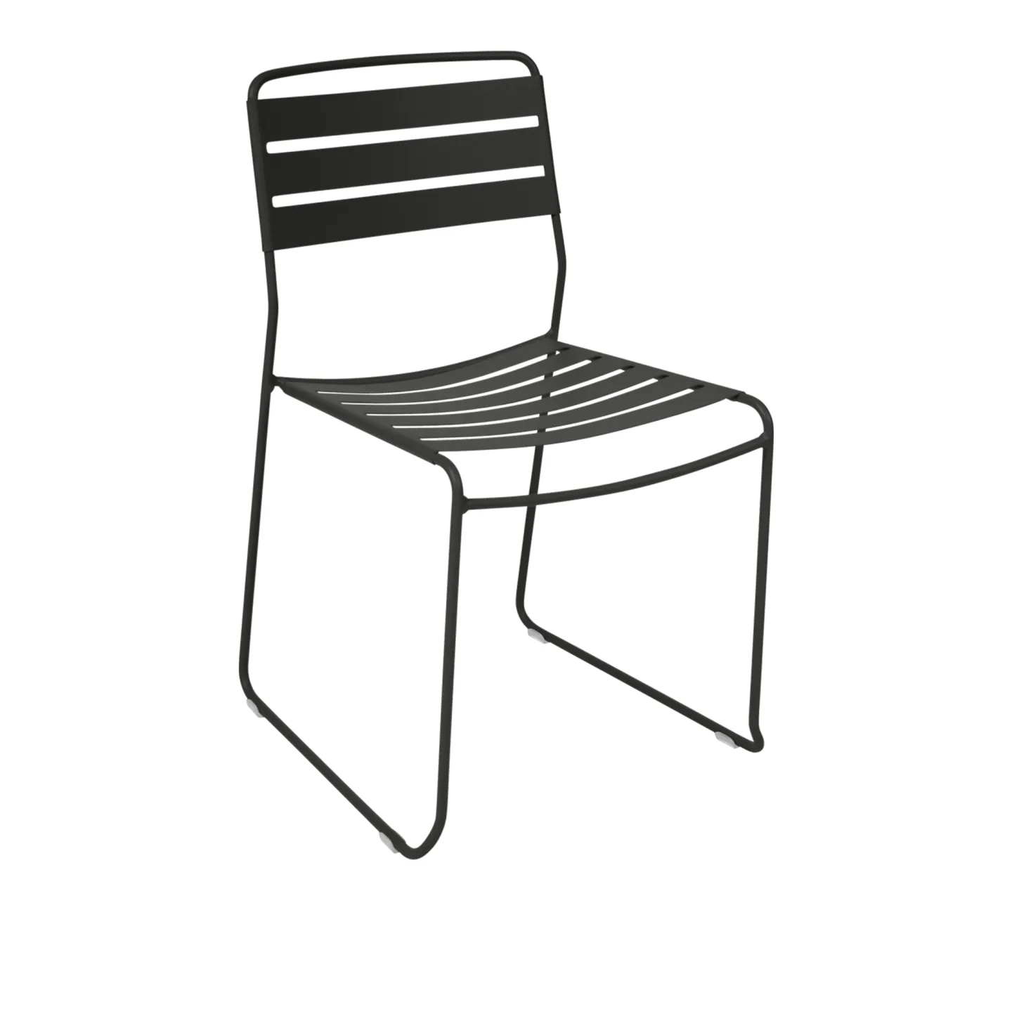 Fermob - Surprising Chair Liquorice - Matstolar utomhus - Harald Guggenbichler - Svart - Metall