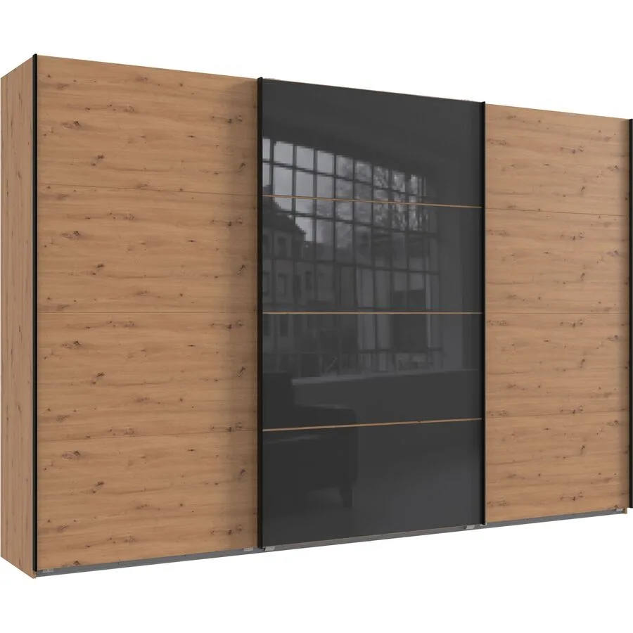 Kleiderschrank Neord Eiche Nachbildung Holzwerkstoff B 360 cm