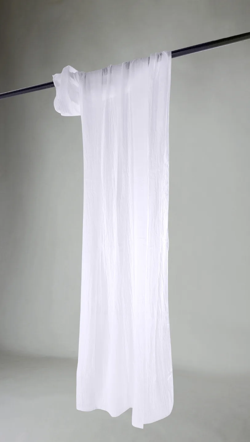 Gardiner - Blonder gardin Hilma (hvit) (Størrelse: 140 x 250 cm)