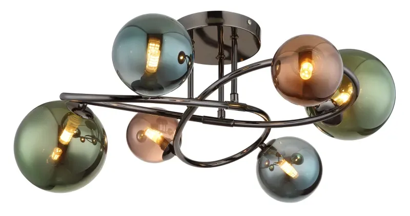Globo Lighting - Riha Ø65 - Takplafond - Flerfärgad
